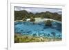 An Indonesian Pinisi Schooner in a Lagoon in Raja Ampat, Indonesia-Stocktrek Images-Framed Photographic Print