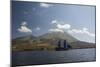 An Indonesian Pinisi Schooner Sails Near a Remote Volcanic Island-Stocktrek Images-Mounted Photographic Print