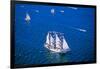 An Indonesian ship in the Liberty 100 celebration in New York City's Hudson River-null-Framed Photographic Print