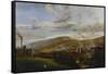 An Industrial Landscape Showing an Ironworks-Henry Williams-Framed Stretched Canvas