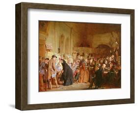 An Infant Orphan Election at the London Tavern, 1865-George Elgar Hicks-Framed Giclee Print