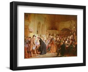 An Infant Orphan Election at the London Tavern, 1865-George Elgar Hicks-Framed Giclee Print