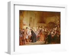 An Infant Orphan Election at the London Tavern, 1865-George Elgar Hicks-Framed Giclee Print