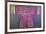 An Informal Robe of Mauve Satin Woven with a Floral Damask Repeat, Embroidered with Pheasants,…-null-Framed Giclee Print