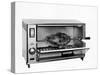 An Infra-Red Oven with Chicken on a Spit-null-Stretched Canvas