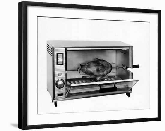 An Infra-Red Oven with Chicken on a Spit-null-Framed Photographic Print