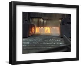 An Ingot in a Bloom Mill, Park Gate Iron and Steel Company, Rotherham, South Yorkshire, 1966-Michael Walters-Framed Photographic Print