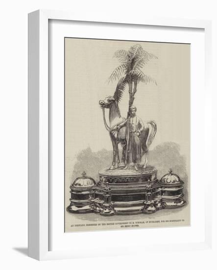 An Inkstand Presented by the British Government to M Tchokar-null-Framed Giclee Print