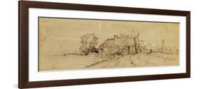 An Inn by a Roadside-Rembrandt van Rijn-Framed Giclee Print