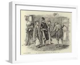An Innkeeper Receiving His Guests, 1595-Claude Shepperson-Framed Giclee Print