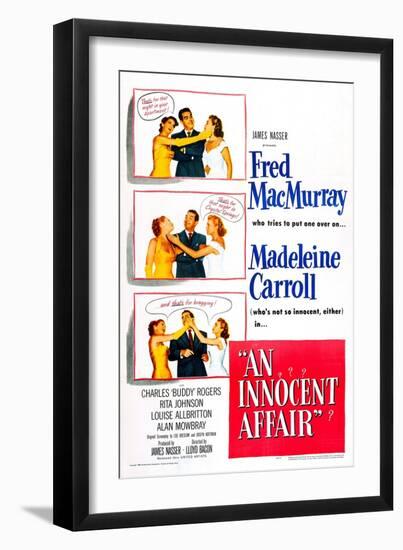 An Innocent Affair-null-Framed Art Print