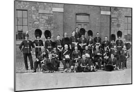 An Inspection Group of Officers of the 1st Scots Guards, 1896-Robinson & Sons-Mounted Giclee Print