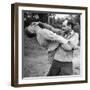 An Instructor Demonstrating a Combat Method-Dmitri Kessel-Framed Photographic Print