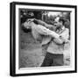 An Instructor Demonstrating a Combat Method-Dmitri Kessel-Framed Photographic Print