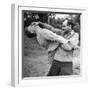 An Instructor Demonstrating a Combat Method-Dmitri Kessel-Framed Photographic Print