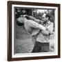 An Instructor Demonstrating a Combat Method-Dmitri Kessel-Framed Photographic Print