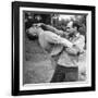 An Instructor Demonstrating a Combat Method-Dmitri Kessel-Framed Photographic Print