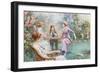 An Interested Audience-Charles MacIvor or MacIver Grierson-Framed Giclee Print