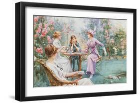 An Interested Audience-Charles MacIvor or MacIver Grierson-Framed Giclee Print