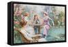 An Interested Audience-Charles MacIvor or MacIver Grierson-Framed Stretched Canvas