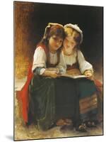 An Interesting Story-Leon Jean Bazille Perrault-Mounted Premium Giclee Print