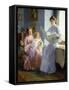 An Interesting Story-Francis Coates Jones-Framed Stretched Canvas