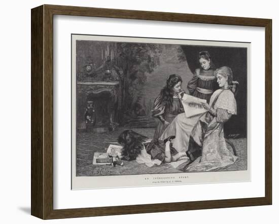 An Interesting Story-null-Framed Giclee Print