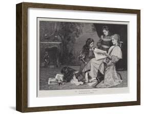 An Interesting Story-null-Framed Giclee Print