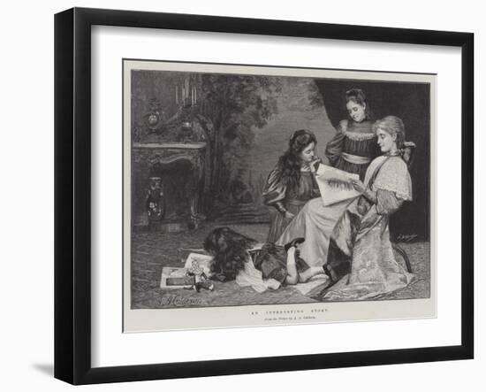 An Interesting Story-null-Framed Giclee Print