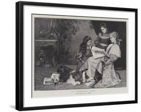 An Interesting Story-null-Framed Giclee Print