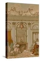 An Interior in the Reign of Louis XVI-null-Stretched Canvas