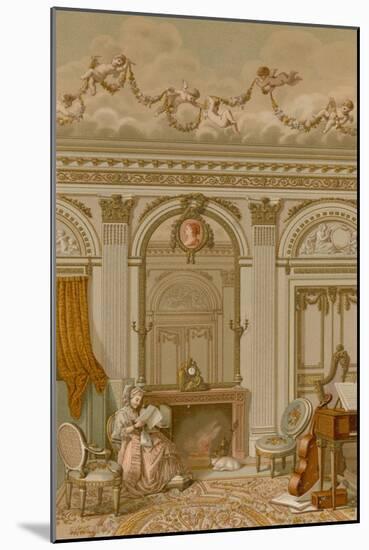 An Interior in the Reign of Louis XVI-null-Mounted Giclee Print