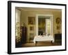 An Interior, (Oil on Canvas)-Hans Hilsoe-Framed Giclee Print