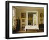 An Interior, (Oil on Canvas)-Hans Hilsoe-Framed Giclee Print