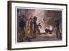 An Interior View of Krupps' Steelworks Ruhr-Heinrich Kley-Framed Art Print