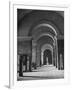 An Interior View of the Louvre Museum-Ed Clark-Framed Photographic Print