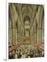 An Interior View of Westminster Abbey on the Commemoration of Handel's Centenary-Edward Edwards-Framed Giclee Print