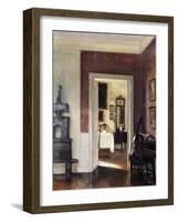 An Interior with a Cello-Carl Holsoe-Framed Giclee Print