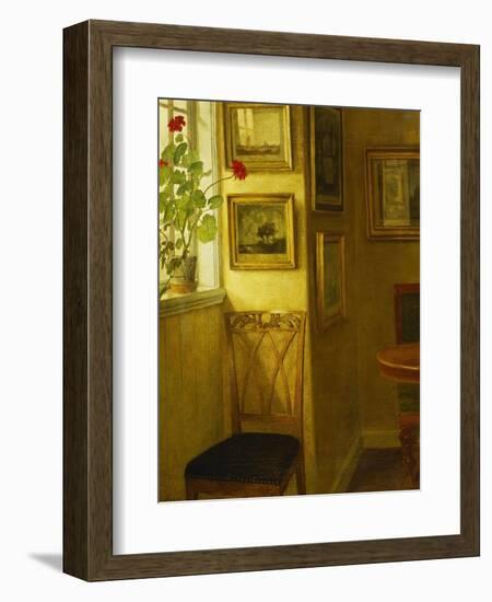 An Interior with a Chair by a Window-Niels Holsoe-Framed Giclee Print