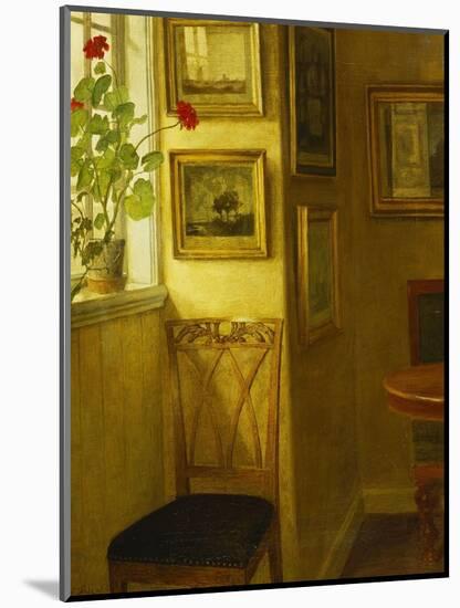 An Interior with a Chair by a Window-Niels Holsoe-Mounted Giclee Print