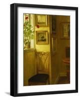 An Interior with a Chair by a Window-Niels Holsoe-Framed Giclee Print