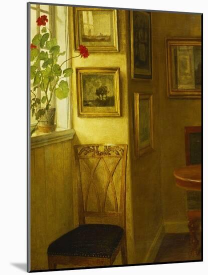 An Interior with a Chair by a Window-Niels Holsoe-Mounted Giclee Print