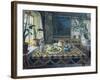 An Interior with a Still Life, the Parlour at Sandalstrand-Nikolai Astrup-Framed Giclee Print