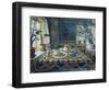 An Interior with a Still Life, the Parlour at Sandalstrand-Nikolai Astrup-Framed Giclee Print