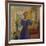 An Interior with a Woman Looking in a Mirror-Anna Kirstine Ancher-Framed Giclee Print