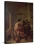 An Interior with Figures-Adriaen Brouwer-Stretched Canvas