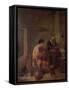 An Interior with Figures-Adriaen Brouwer-Framed Stretched Canvas