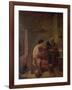 An Interior with Figures-Adriaen Brouwer-Framed Giclee Print