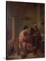 An Interior with Figures-Adriaen Brouwer-Stretched Canvas