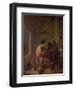 An Interior with Figures-Adriaen Brouwer-Framed Giclee Print